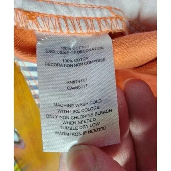 Natural Reflections Coral Peach Shorts Plus Size 20W, Inseam 6" - Picture 4 of 4